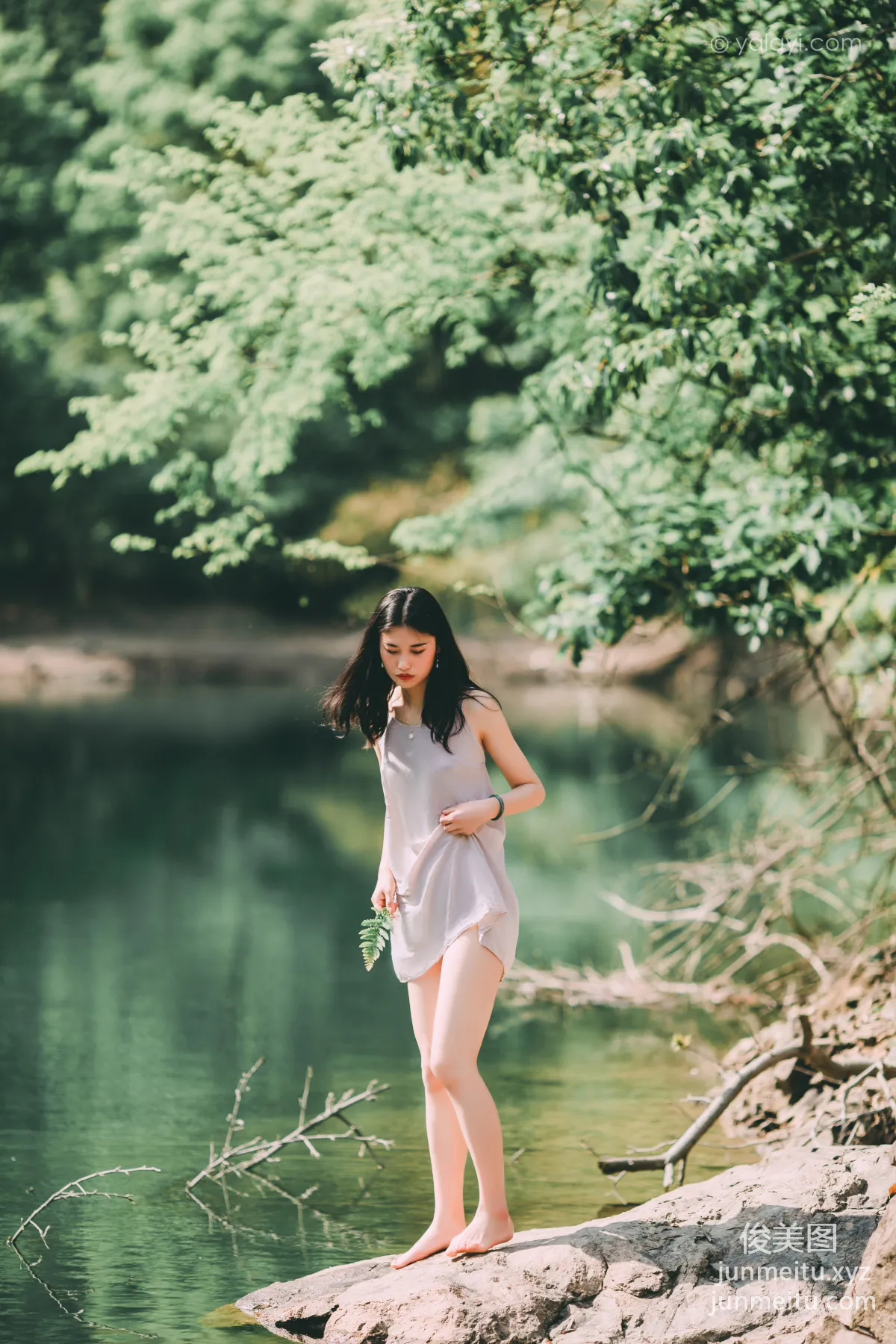 [YALAYI] 2020.06.22 Y664 He Feng, Ripples photo 33