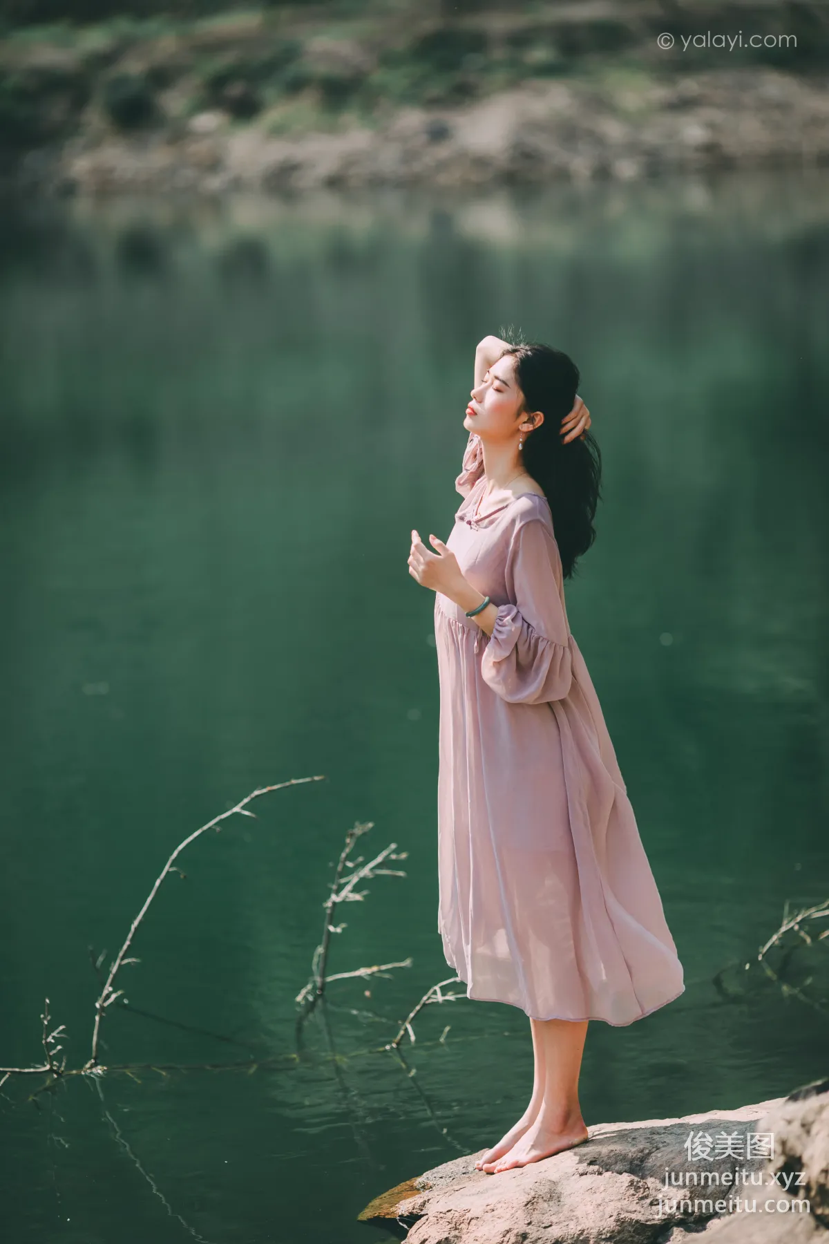 [YALAYI] 2020.06.22 Y664 He Feng, Ripples photo 39
