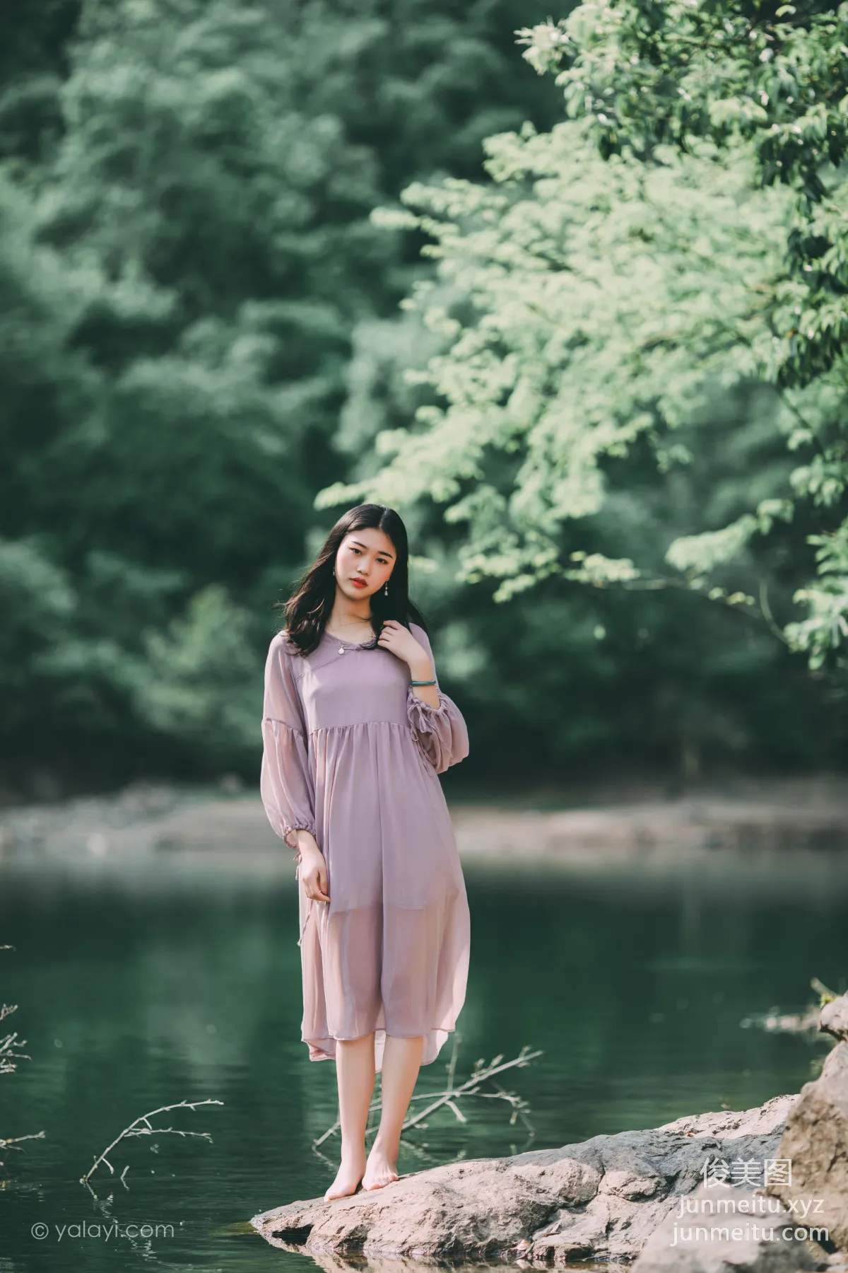 [YALAYI] 2020.06.22 Y664 He Feng, Ripples photo 40