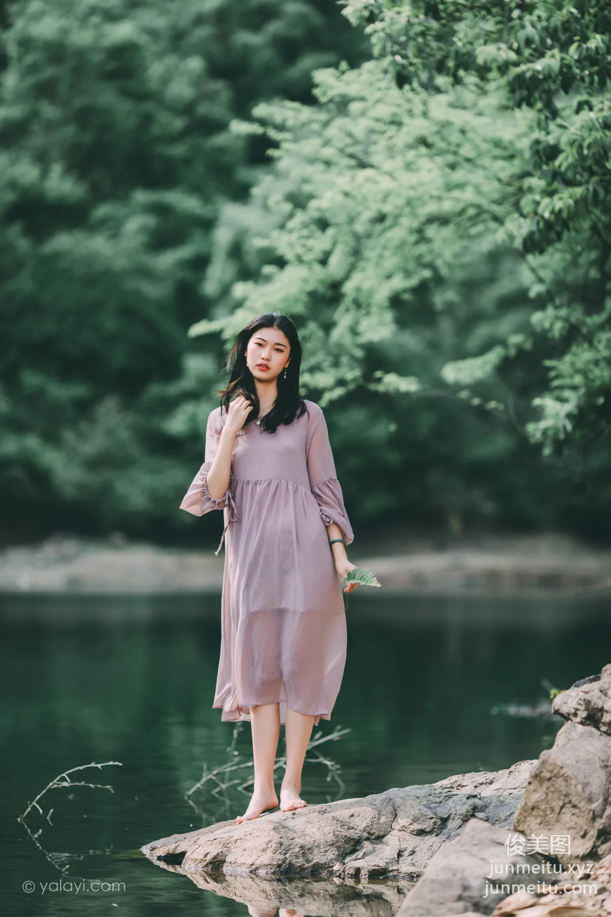 [YALAYI] 2020.06.22 Y664 He Feng, Ripples photo 41