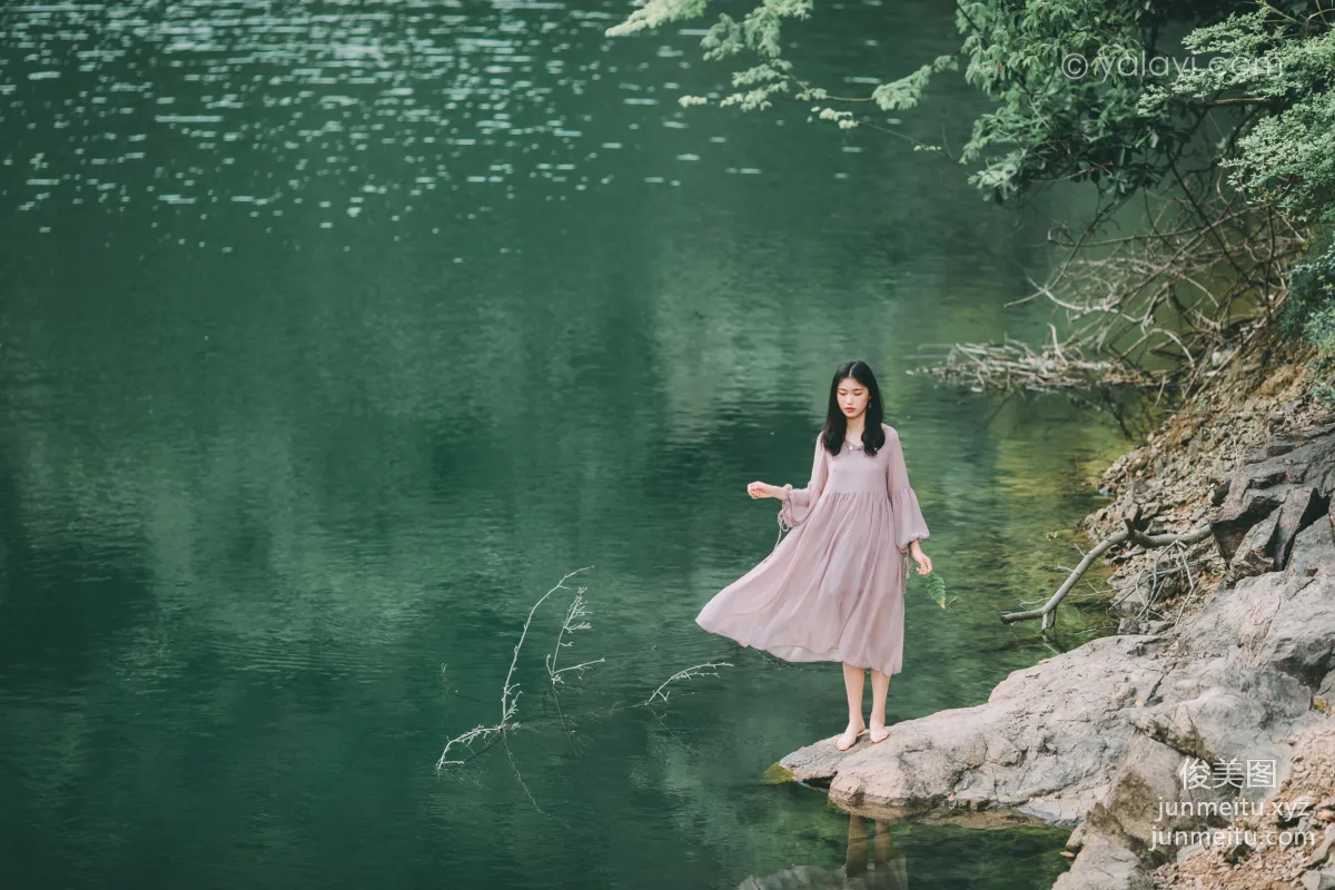 [YALAYI] 2020.06.22 Y664 He Feng, Ripples photo 43