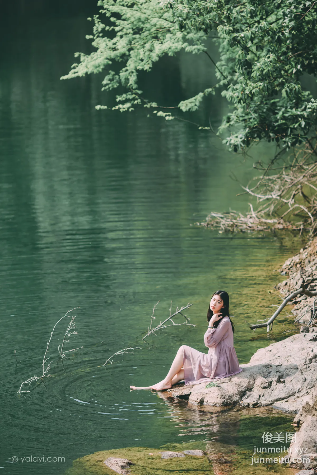 [YALAYI] 2020.06.22 Y664 He Feng, Ripples photo 45