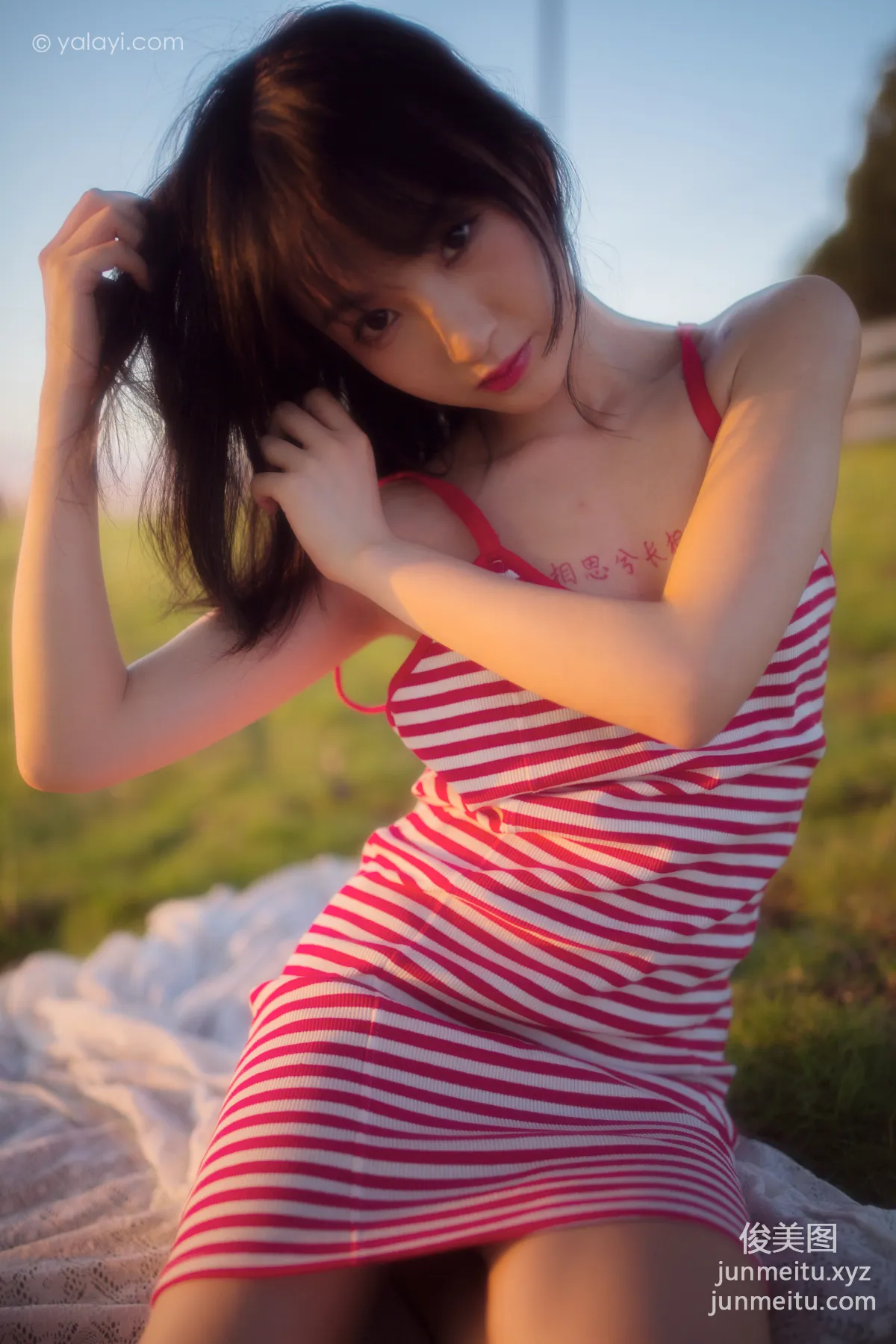 [YALAYI] 2020.08.17 NO.690 Luo Luo, Turned Red photo 55