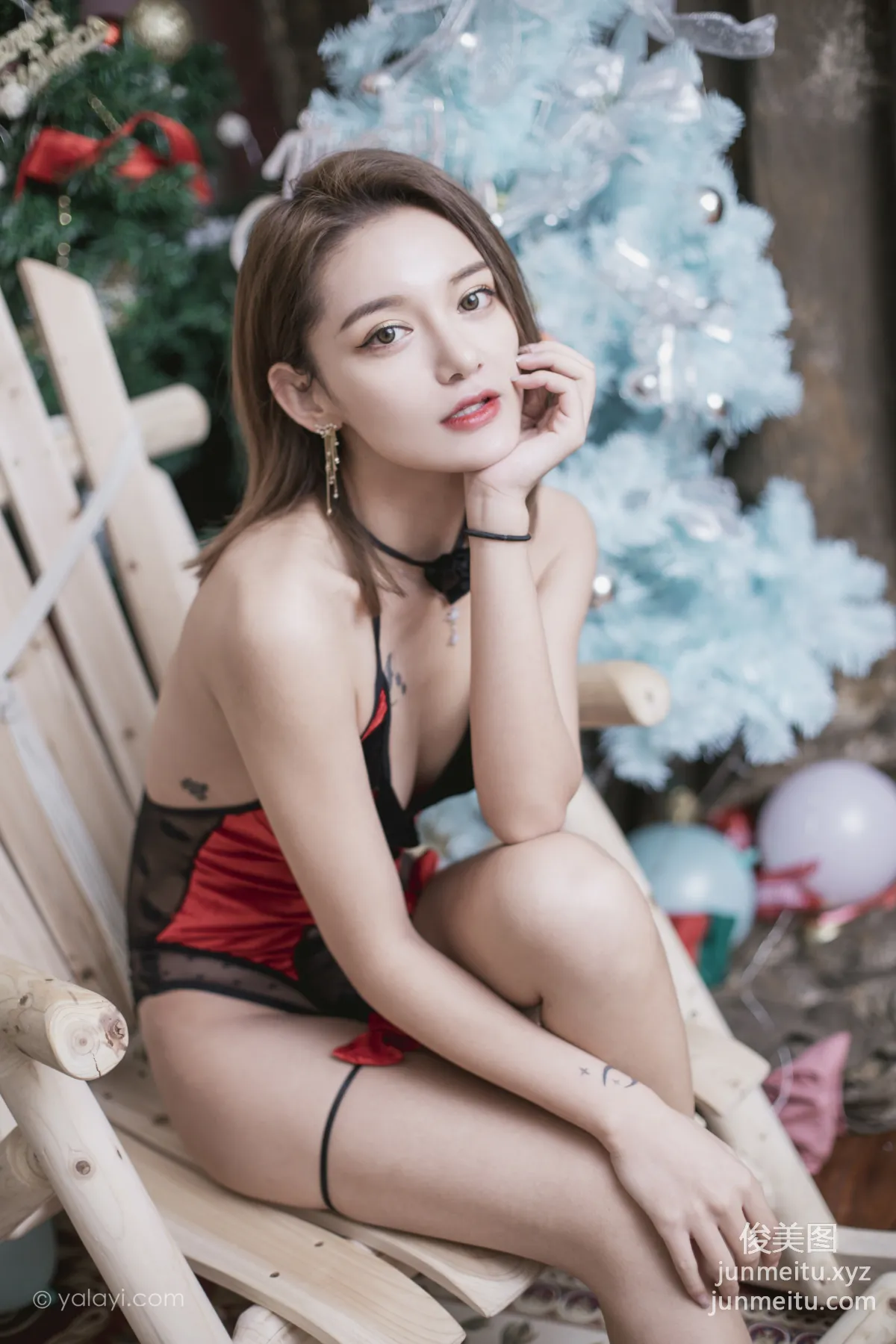 [YALAYI] 2020.12.18 NO.741 Zi Yang, Christmas Together photo 25
