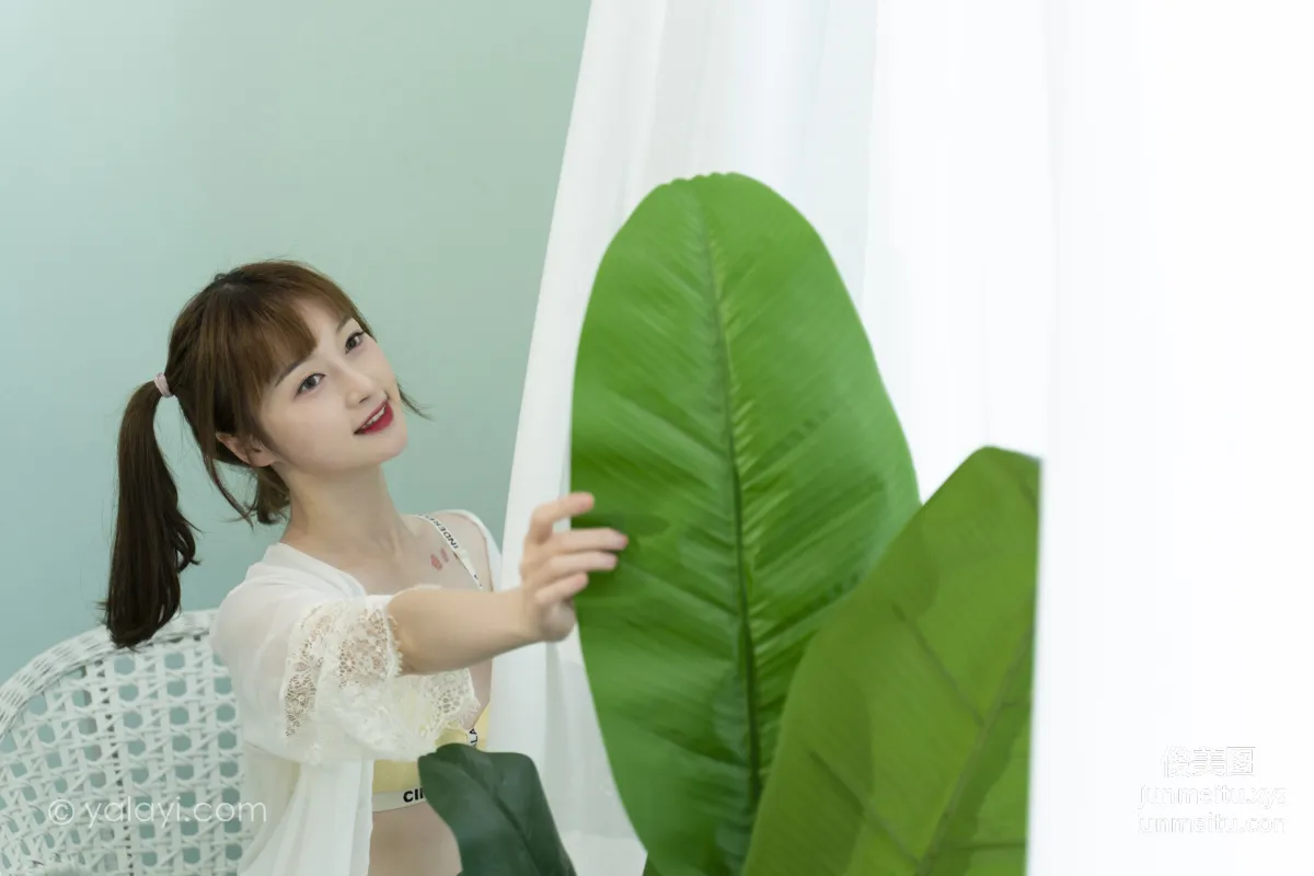 [YALAYI] 2021.09.29 NO.849 Floral Dress Jing Jing photo 16