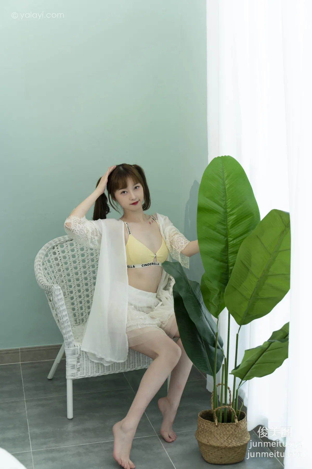 [YALAYI] 2021.09.29 NO.849 Floral Dress Jing Jing photo 18