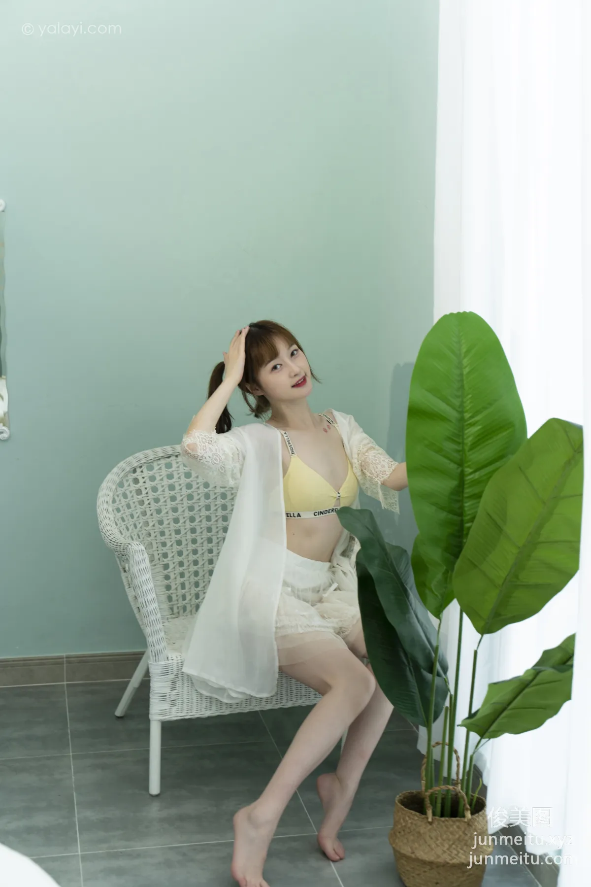 [YALAYI] 2021.09.29 NO.849 Floral Dress Jing Jing photo 19
