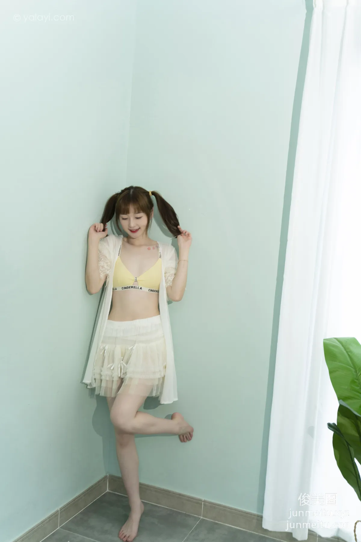 [YALAYI] 2021.09.29 NO.849 Floral Dress Jing Jing photo 22