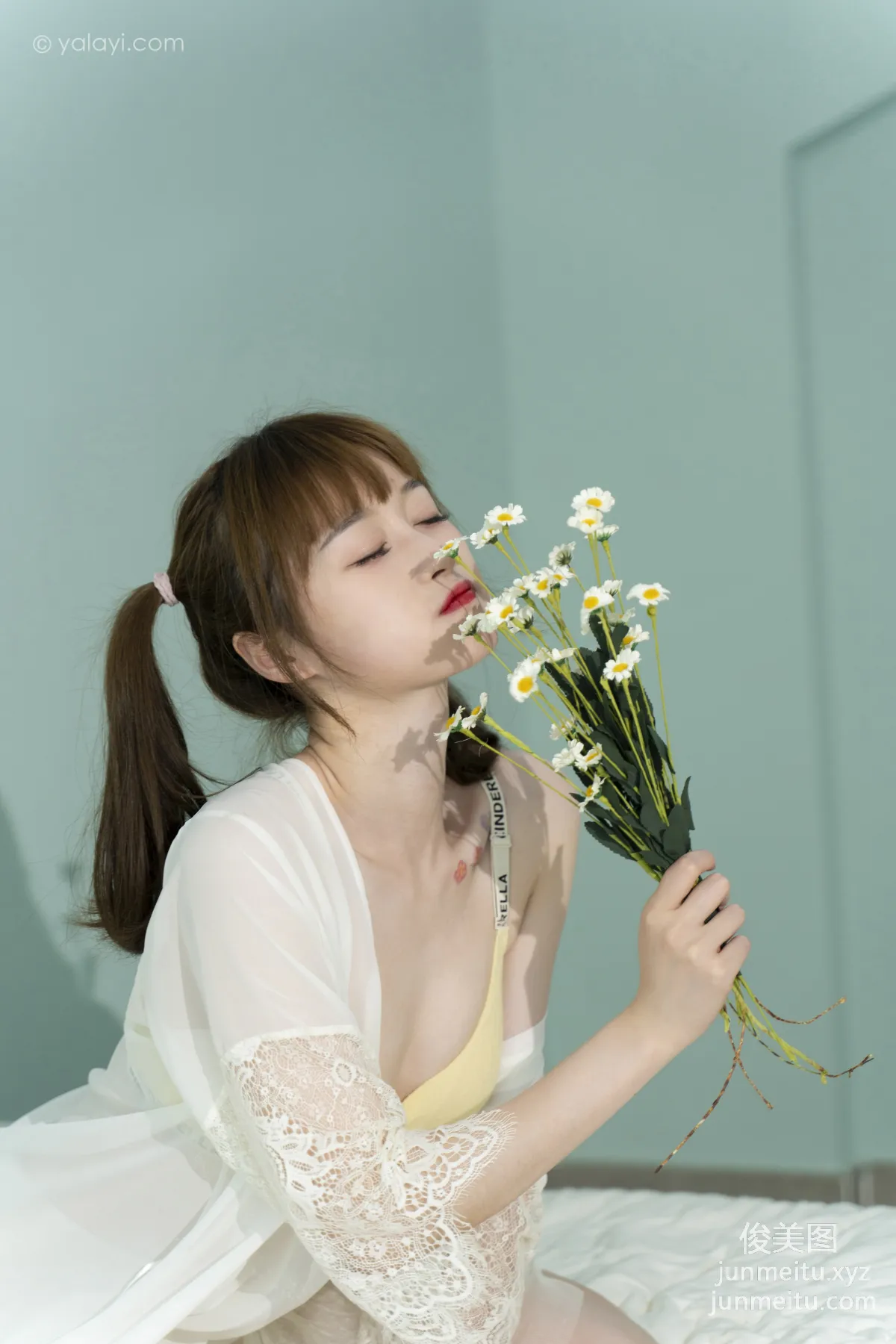[YALAYI] 2021.09.29 NO.849 Floral Dress Jing Jing photo 26