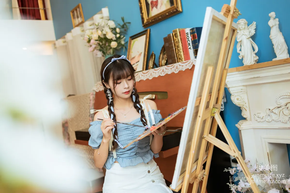 [YALAYI] 2021.10.09 NO.850 Soul Painter Cheng Xiaodie photo 9