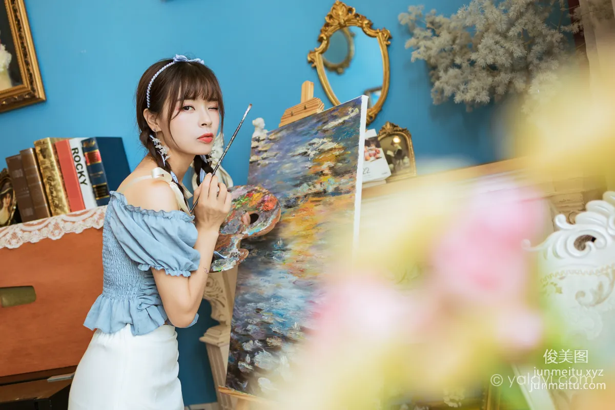 [YALAYI] 2021.10.09 NO.850 Soul Painter Cheng Xiaodie photo 14