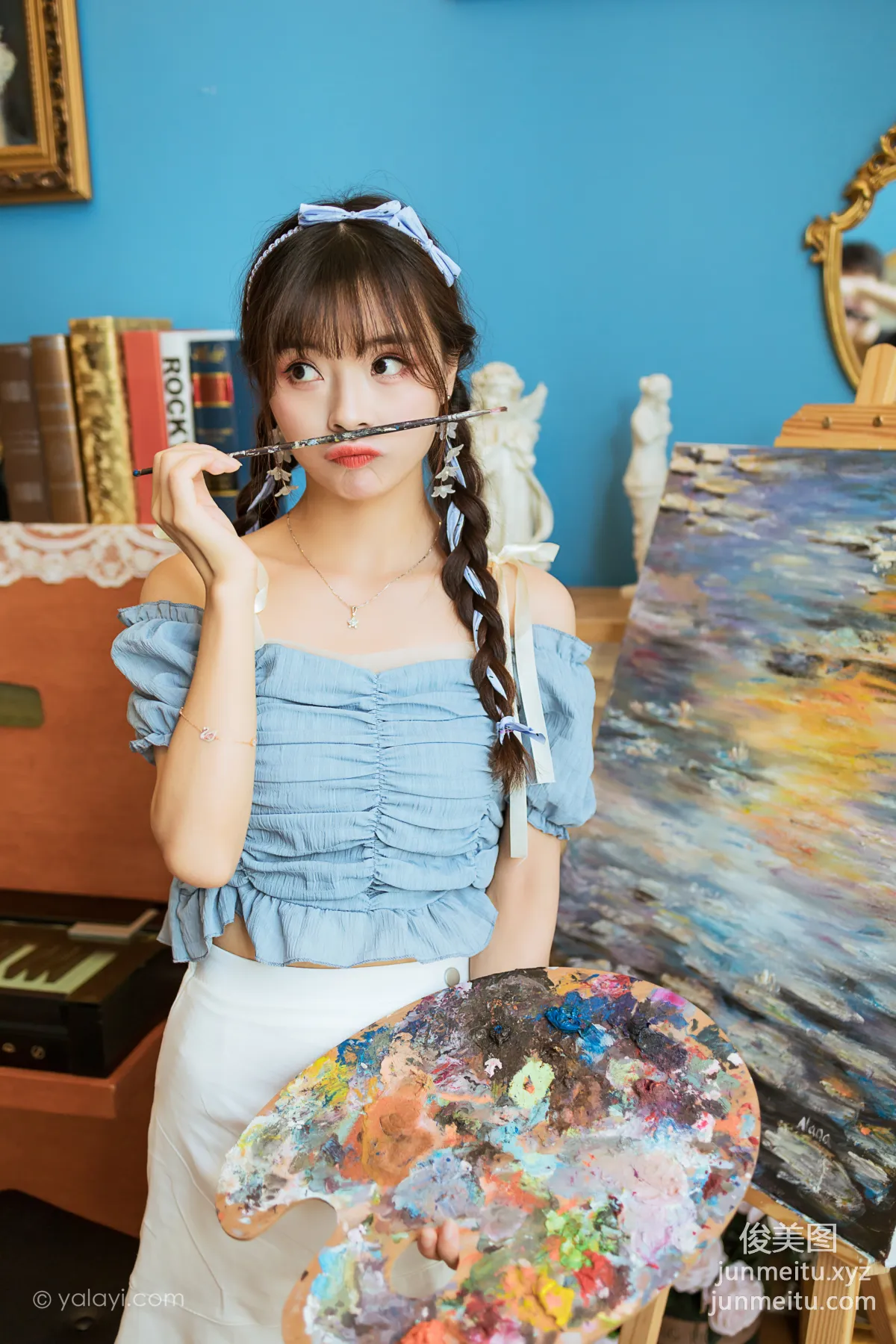[YALAYI] 2021.10.09 NO.850 Soul Painter Cheng Xiaodie photo 21