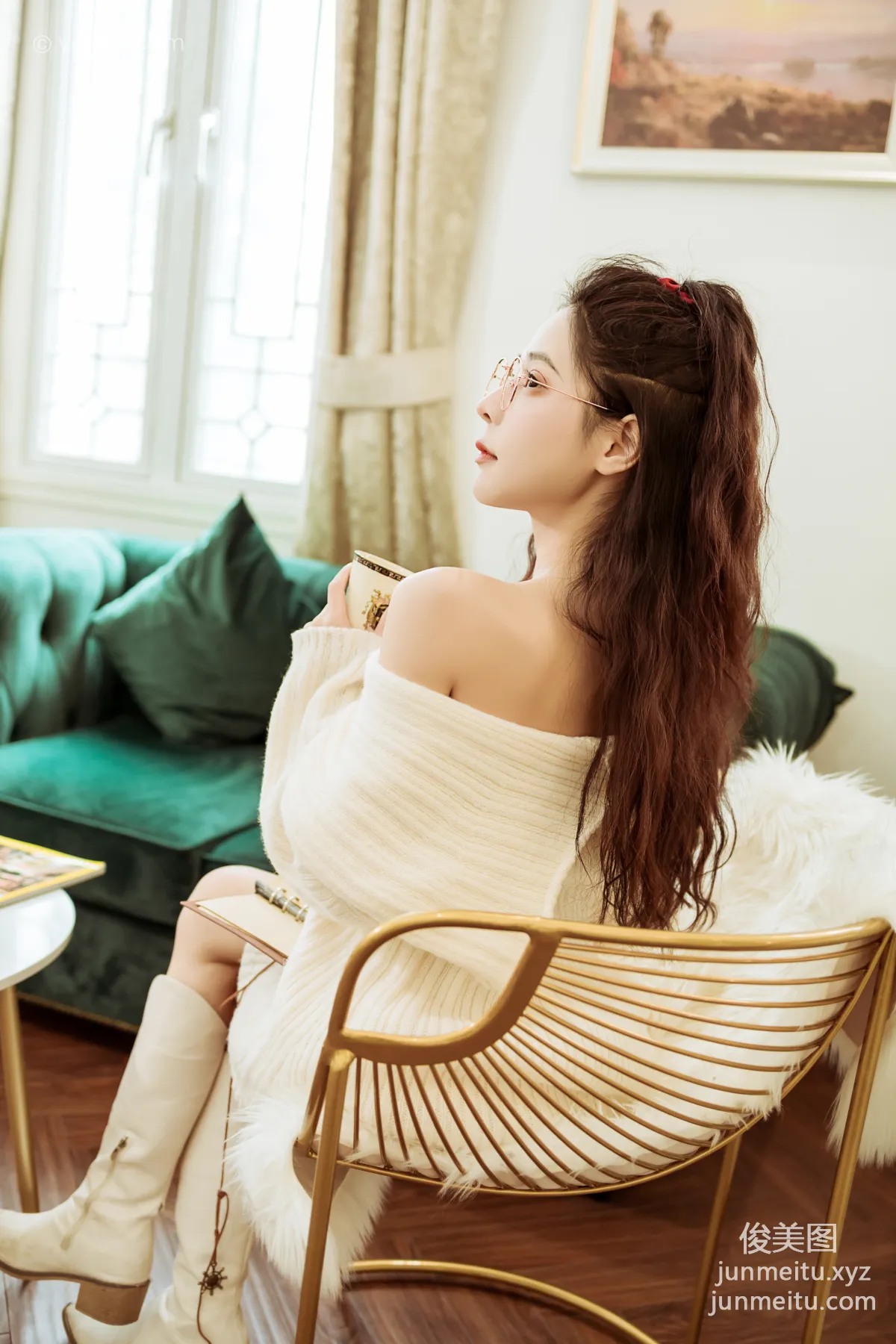[YALAYI] 2022.02.22 NO.900 Girlfriend Visits the Set Shi Yong photo 15