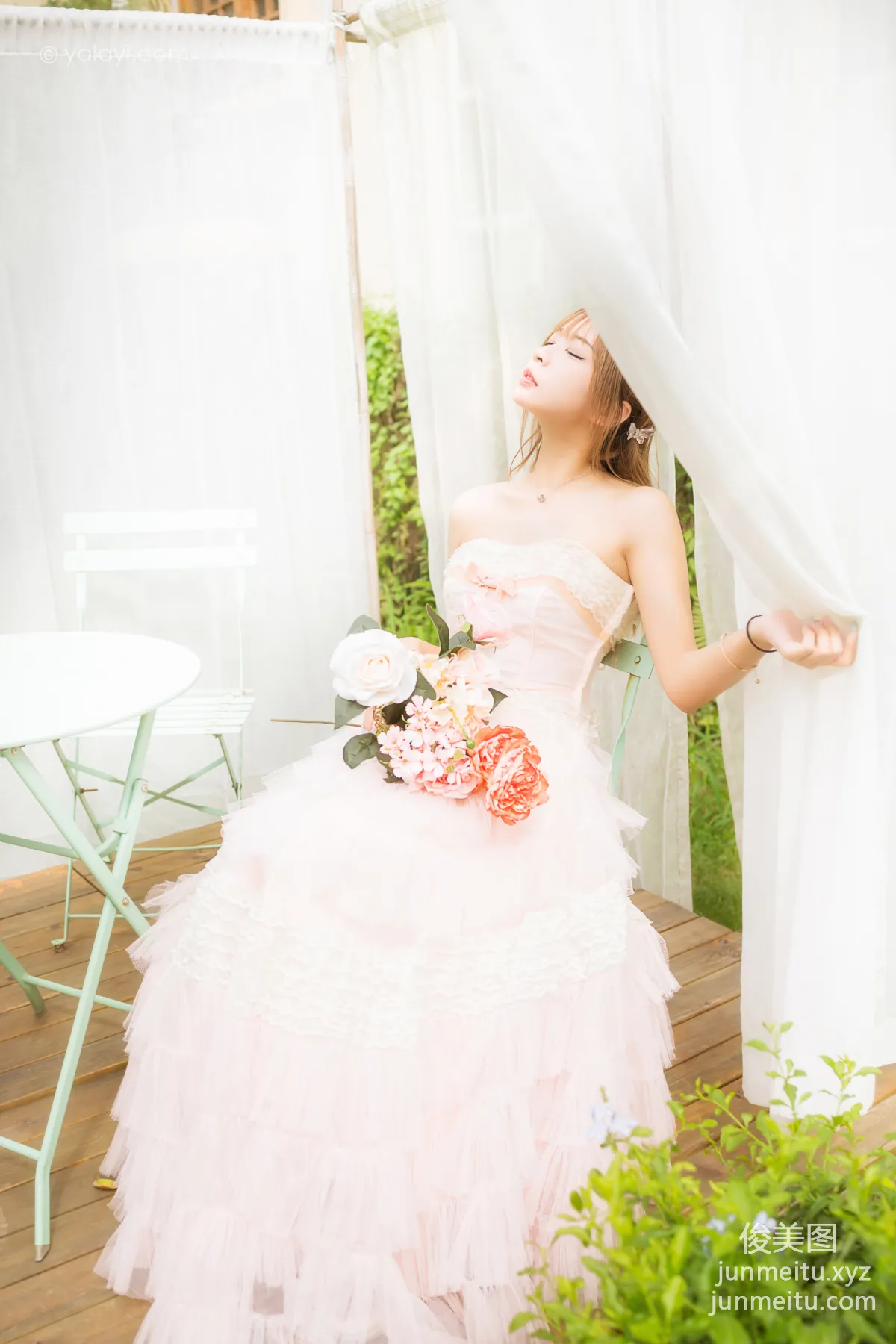 [YALAYI] 2022.08.22 NO.965 Beauty A He photo 38