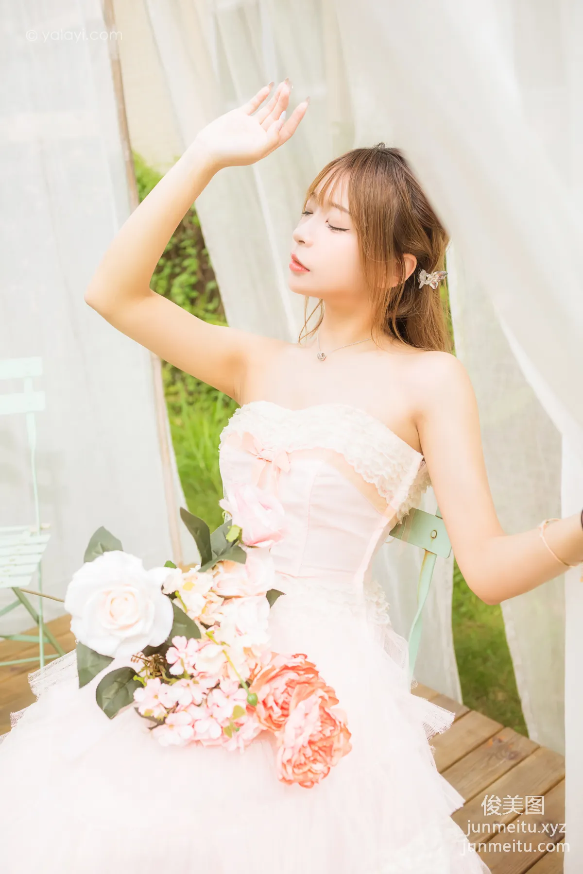[YALAYI] 2022.08.22 NO.965 Beauty A He photo 39