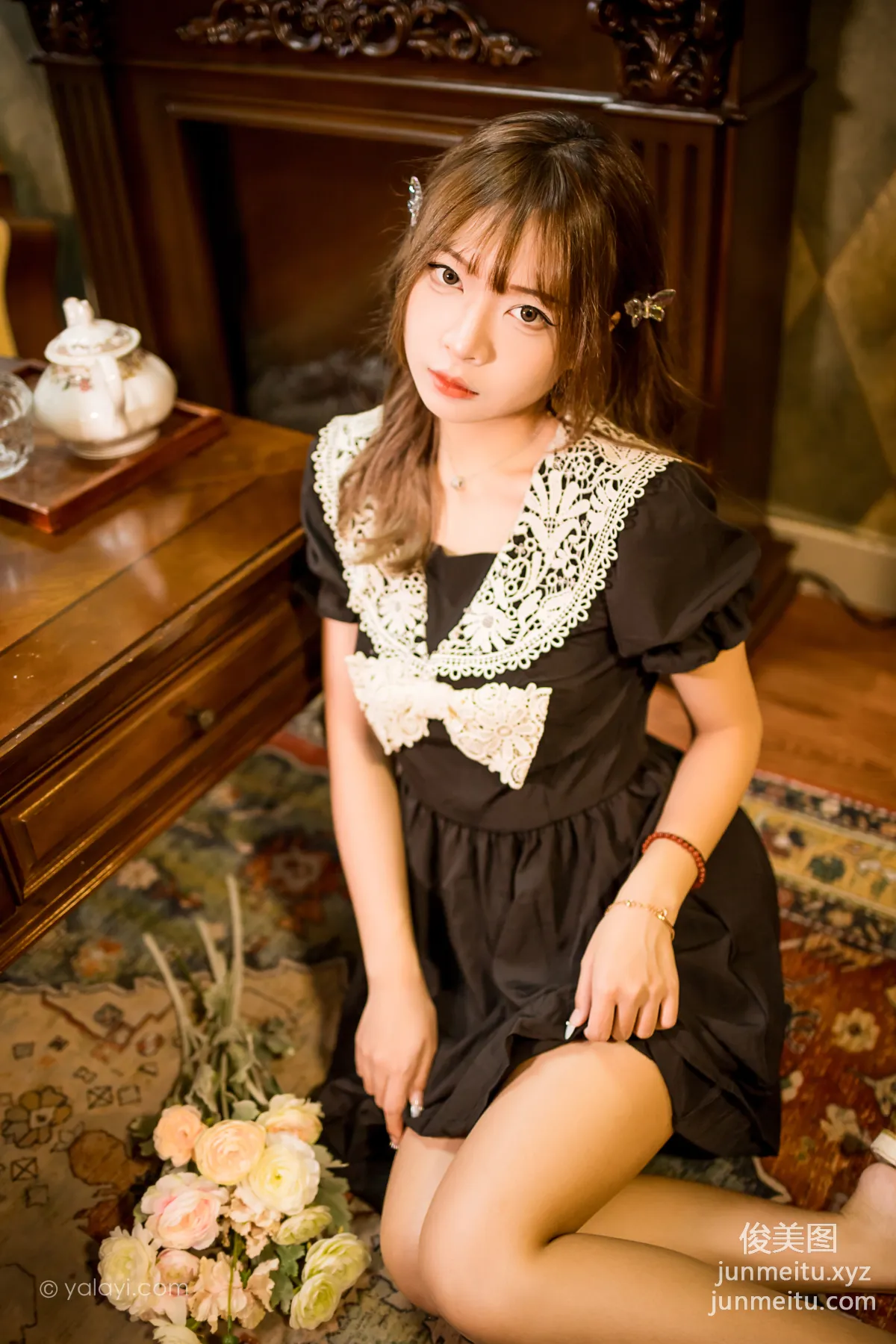 [YALAYI] 2022.08.31 NO.968 Black Butterfly A He photo 26