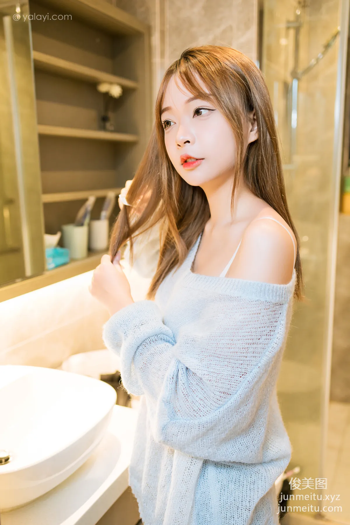 [YALAYI] 2023.01.30 NO.1001 Girlfriend at Home A He photo 34