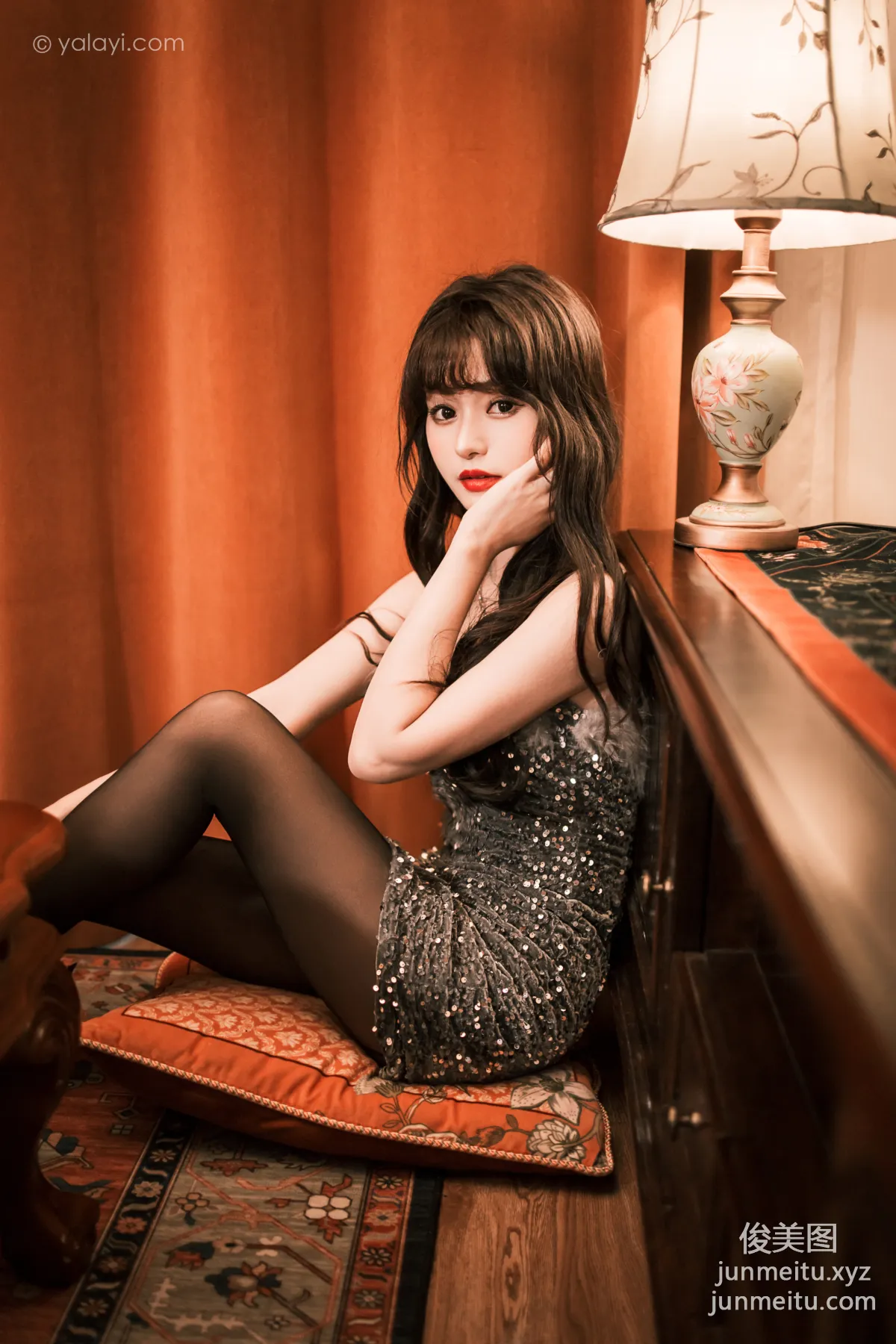 [YALAYI] 2023.05.02 NO.1023 Elegant Little Black Dress Xiao Ting photo 21