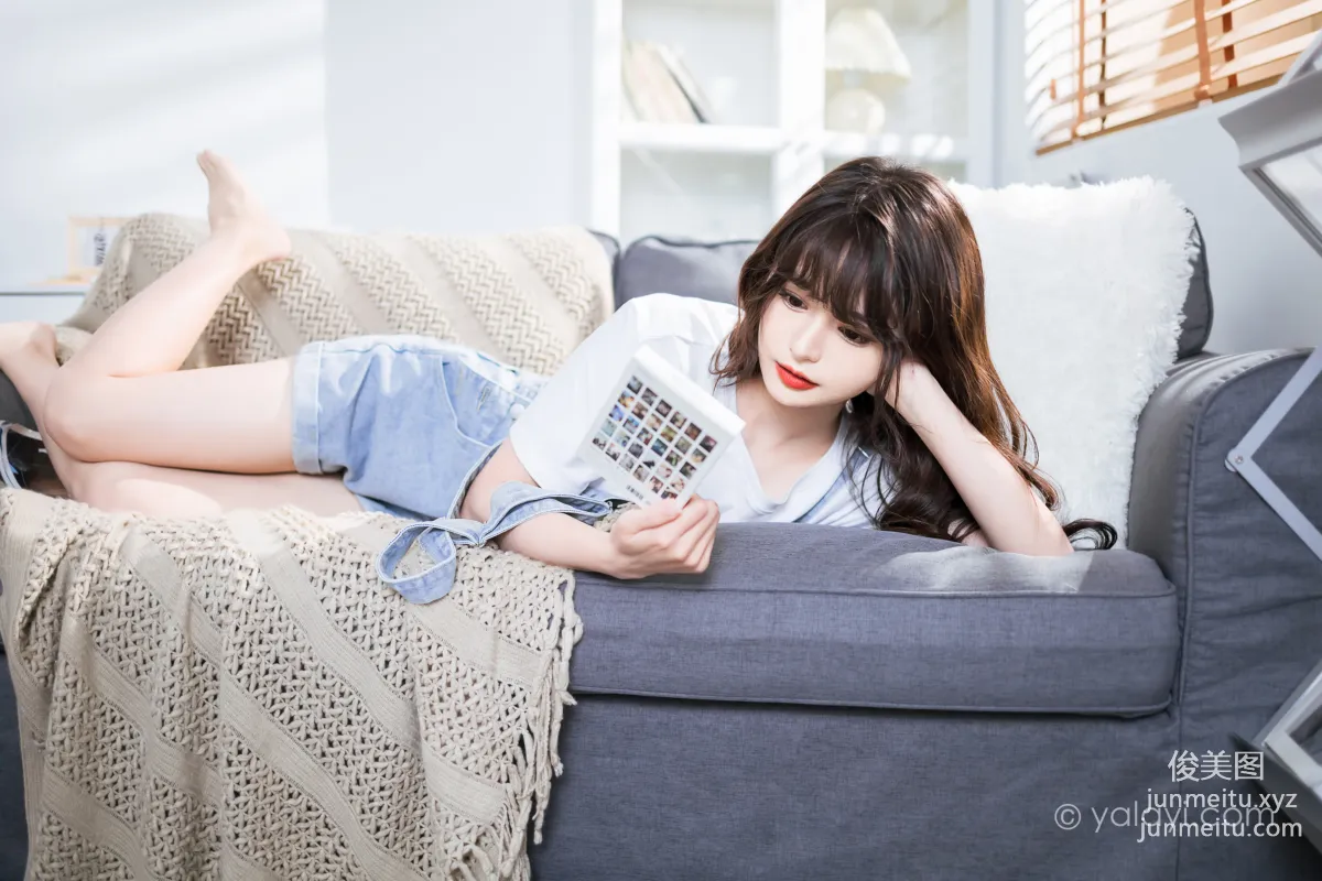 [YALAYI雅拉伊] 2023.05.02 NO.1032 穿吊帶牛仔褲的少女 小亭 15