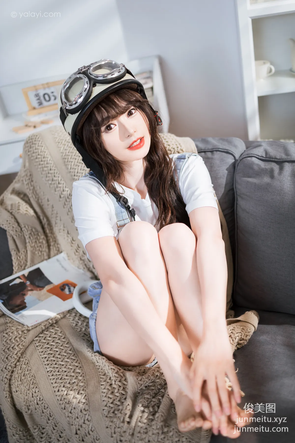 [YALAYI雅拉伊] 2023.05.02 NO.1032 穿吊帶牛仔褲的少女 小亭 27