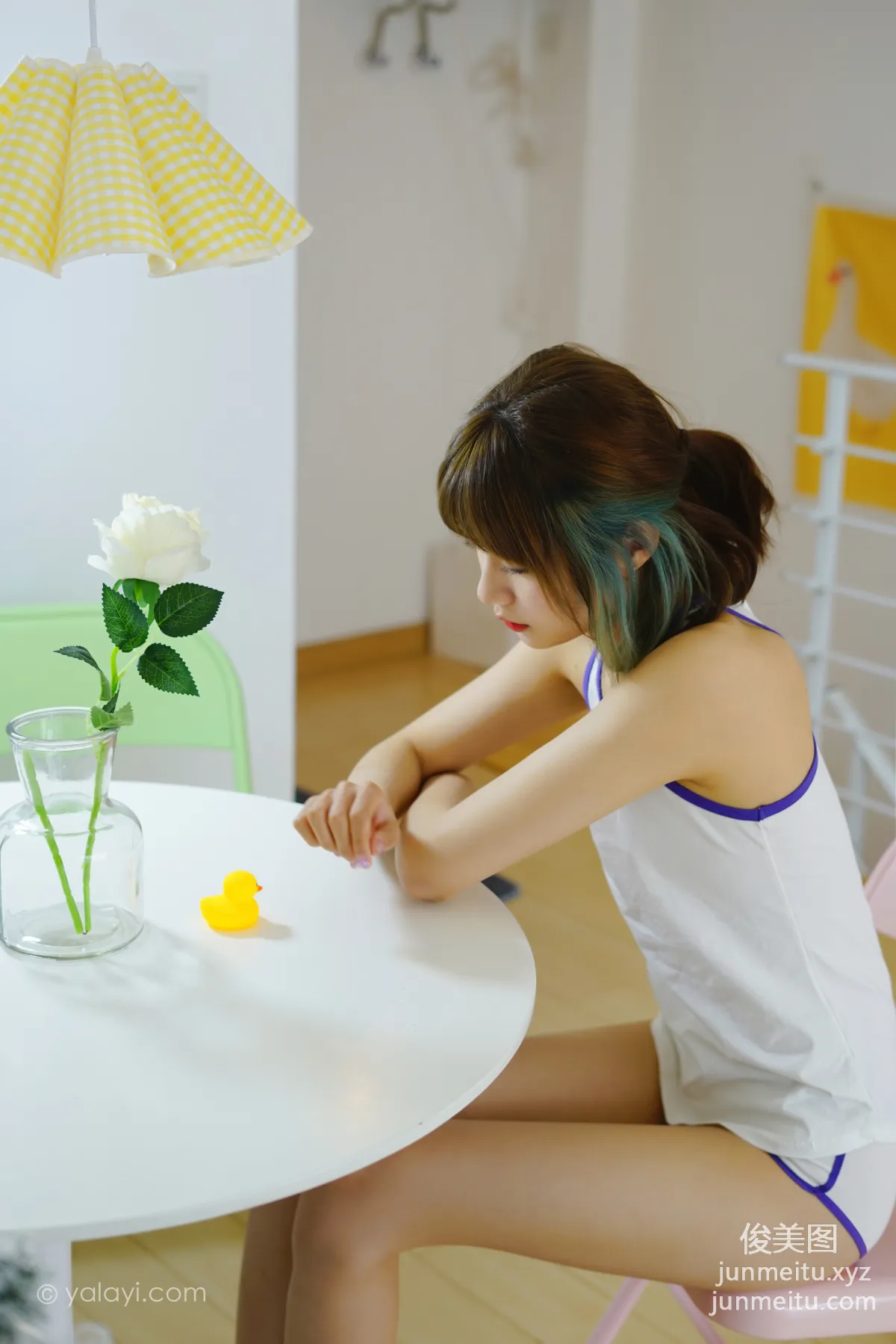 [YALAYI] 2022.03.16 NO.910 Alone with Myself Lan Zi photo 21