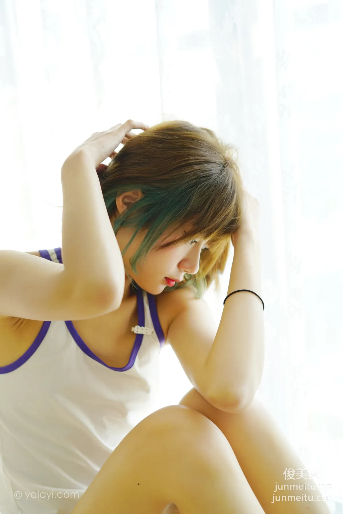 [YALAYI] 2022.03.16 NO.910 Alone with Myself Lan Zi photo 25