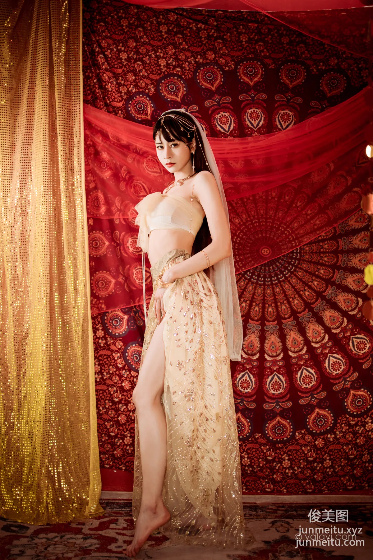 [YALAYI] 2022.04.07 NO.918 Wind Chime Princess Chen Ruobing photo 39