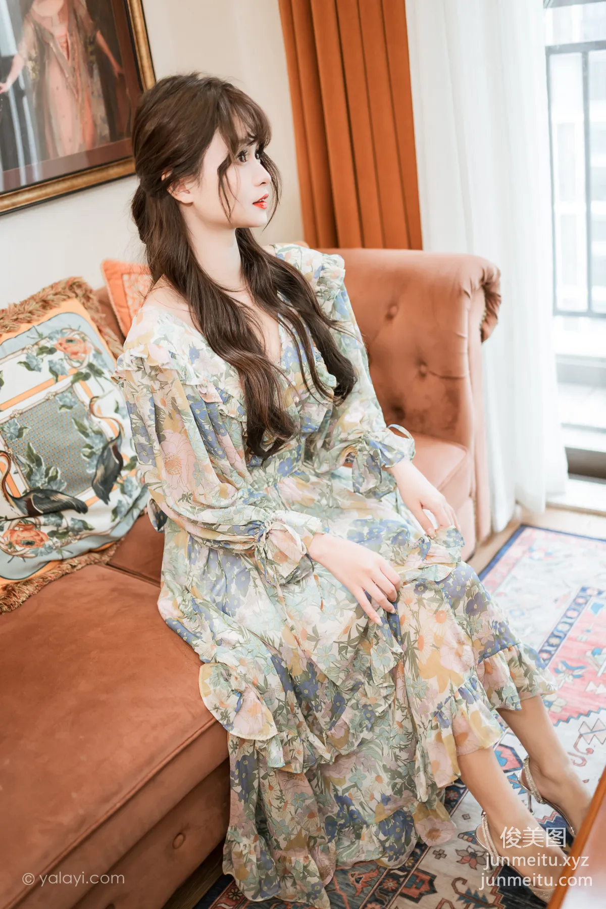 [YALAYI雅拉伊]2023.03.20 NO.1016 碎花裙少女 小亭 5