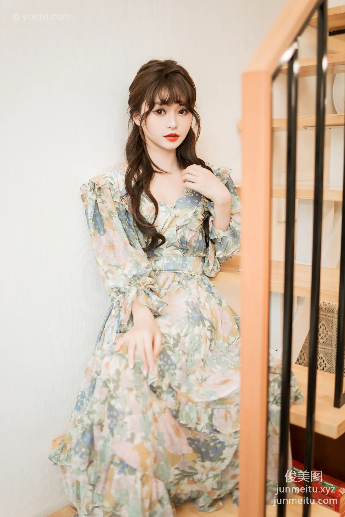 [YALAYI雅拉伊]2023.03.20 NO.1016 碎花裙少女 小亭 13