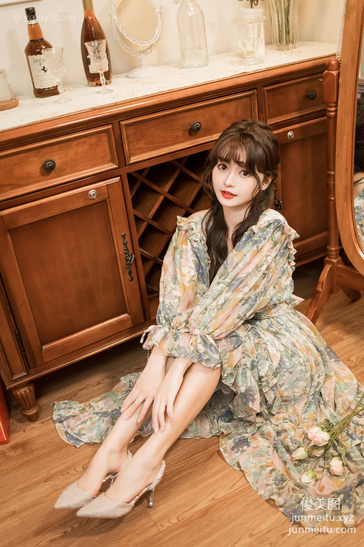 [YALAYI雅拉伊]2023.03.20 NO.1016 碎花裙少女 小亭 33