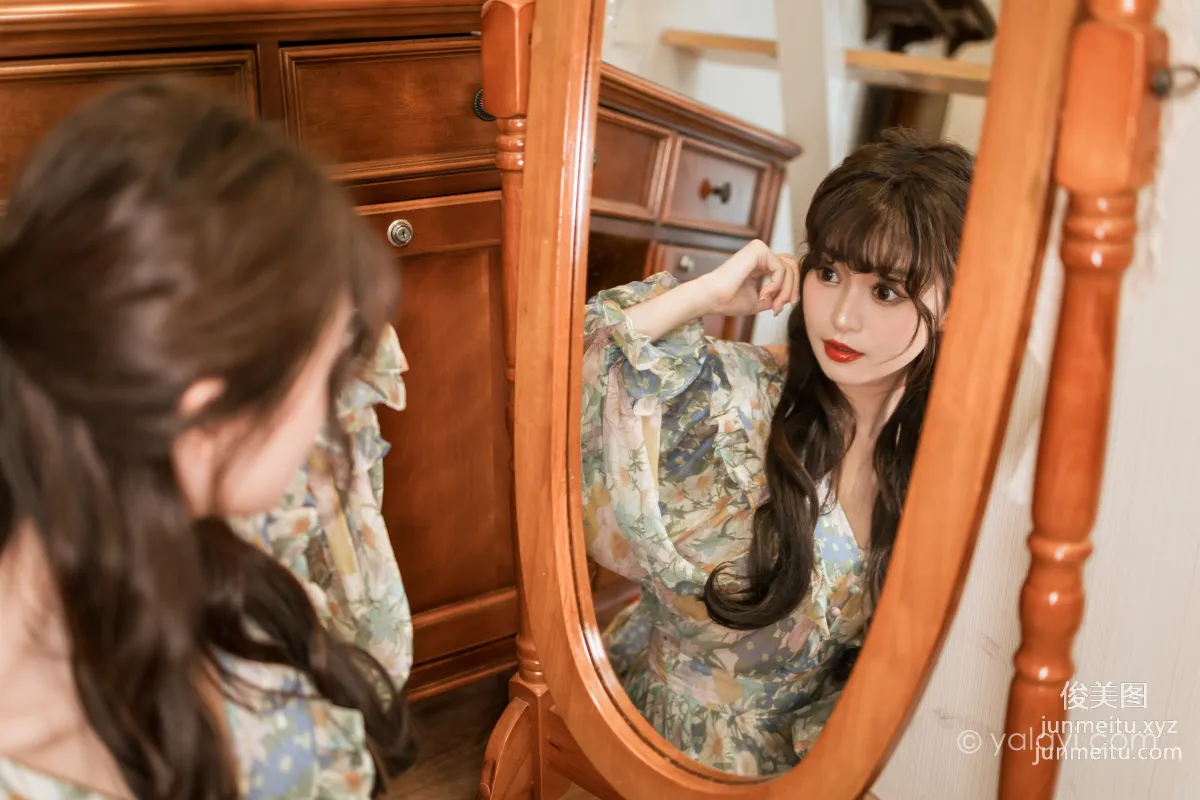 [YALAYI雅拉伊]2023.03.20 NO.1016 碎花裙少女 小亭 36