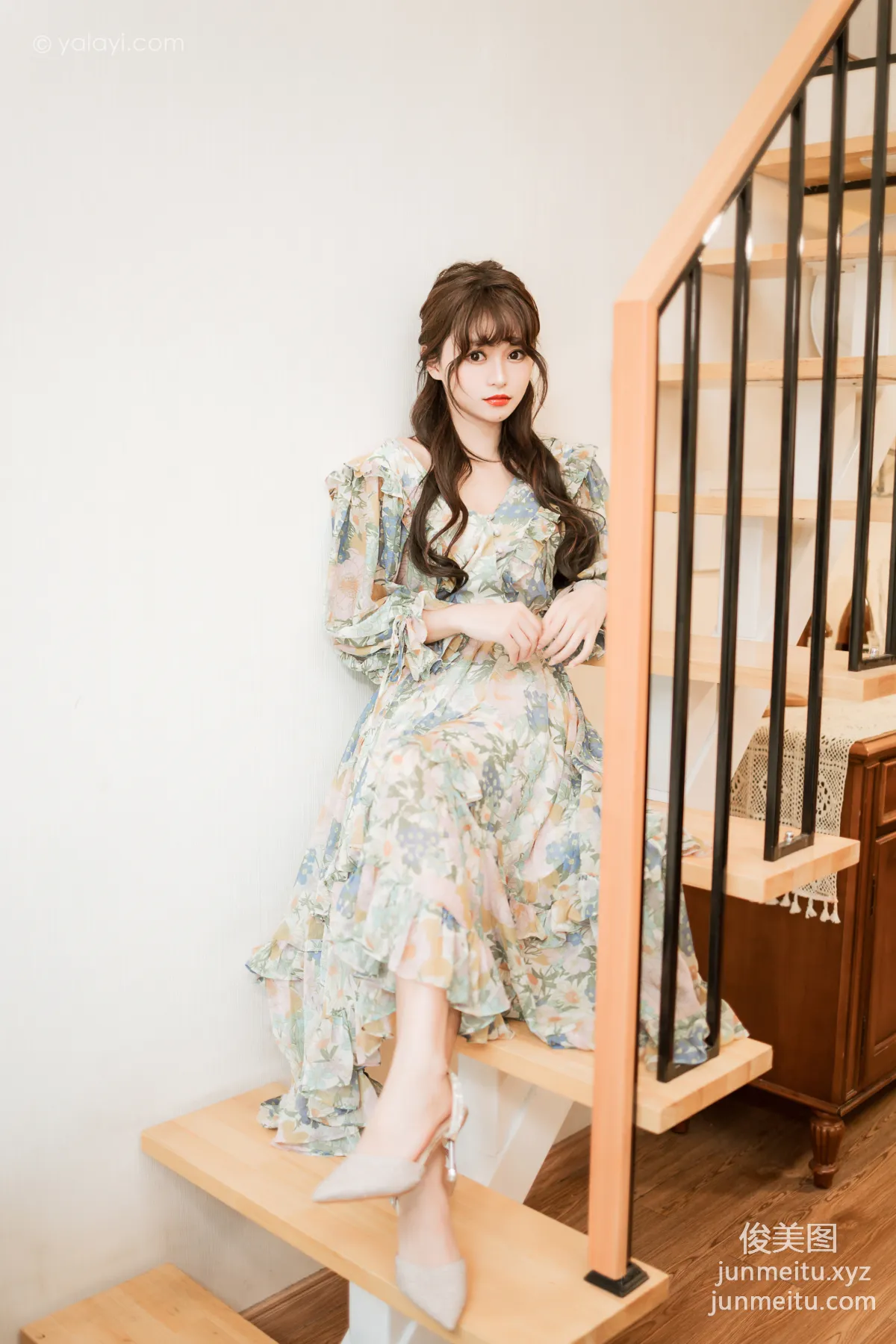 [YALAYI雅拉伊]2023.03.20 NO.1016 碎花裙少女 小亭 42