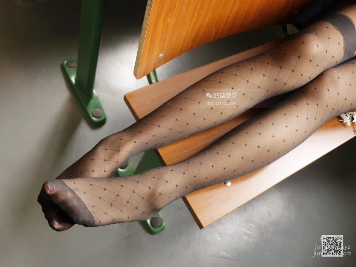 Yaojing Vision NO.021 Tian Tian Classroom Patchwork Black Stockings (Part 2) [75P] photo 48