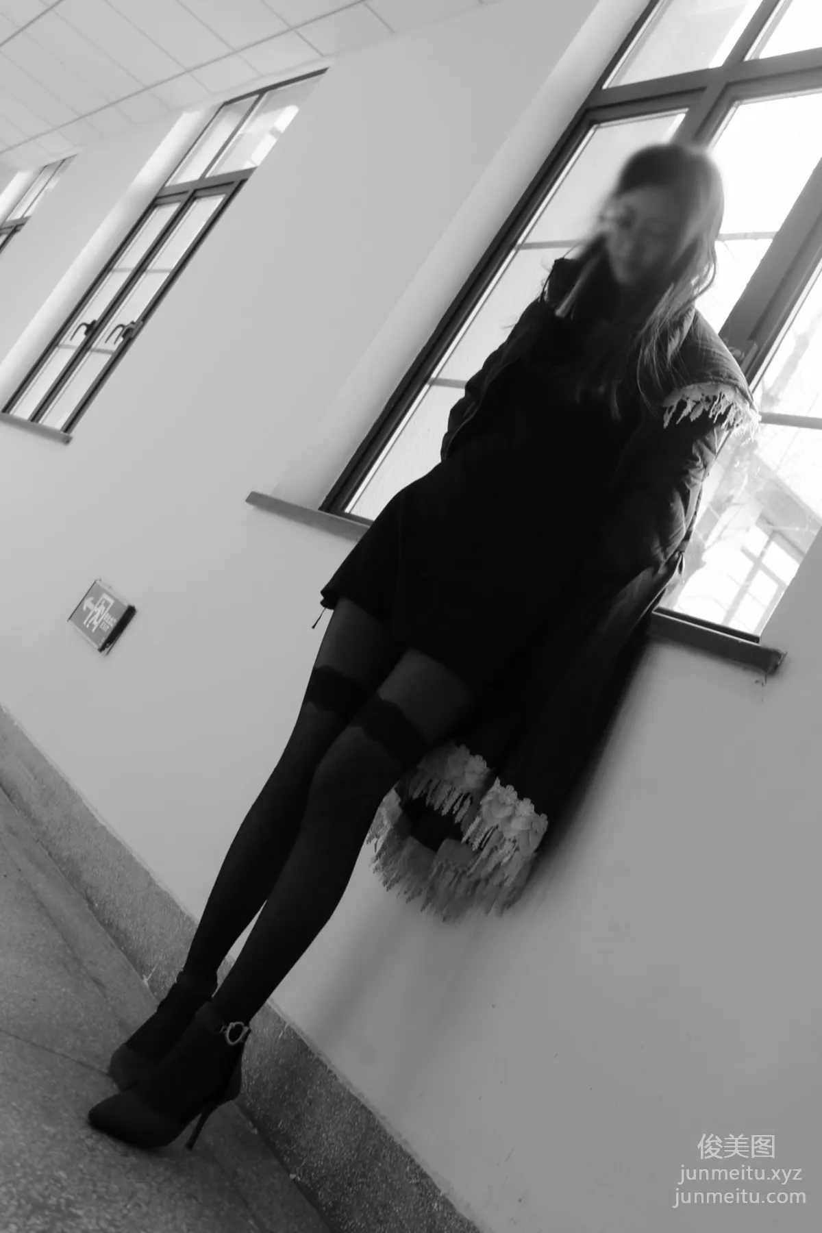 Yaojing Vision NO.021 Tian Tian Classroom Patchwork Black Stockings (Part 2) [75P] photo 68
