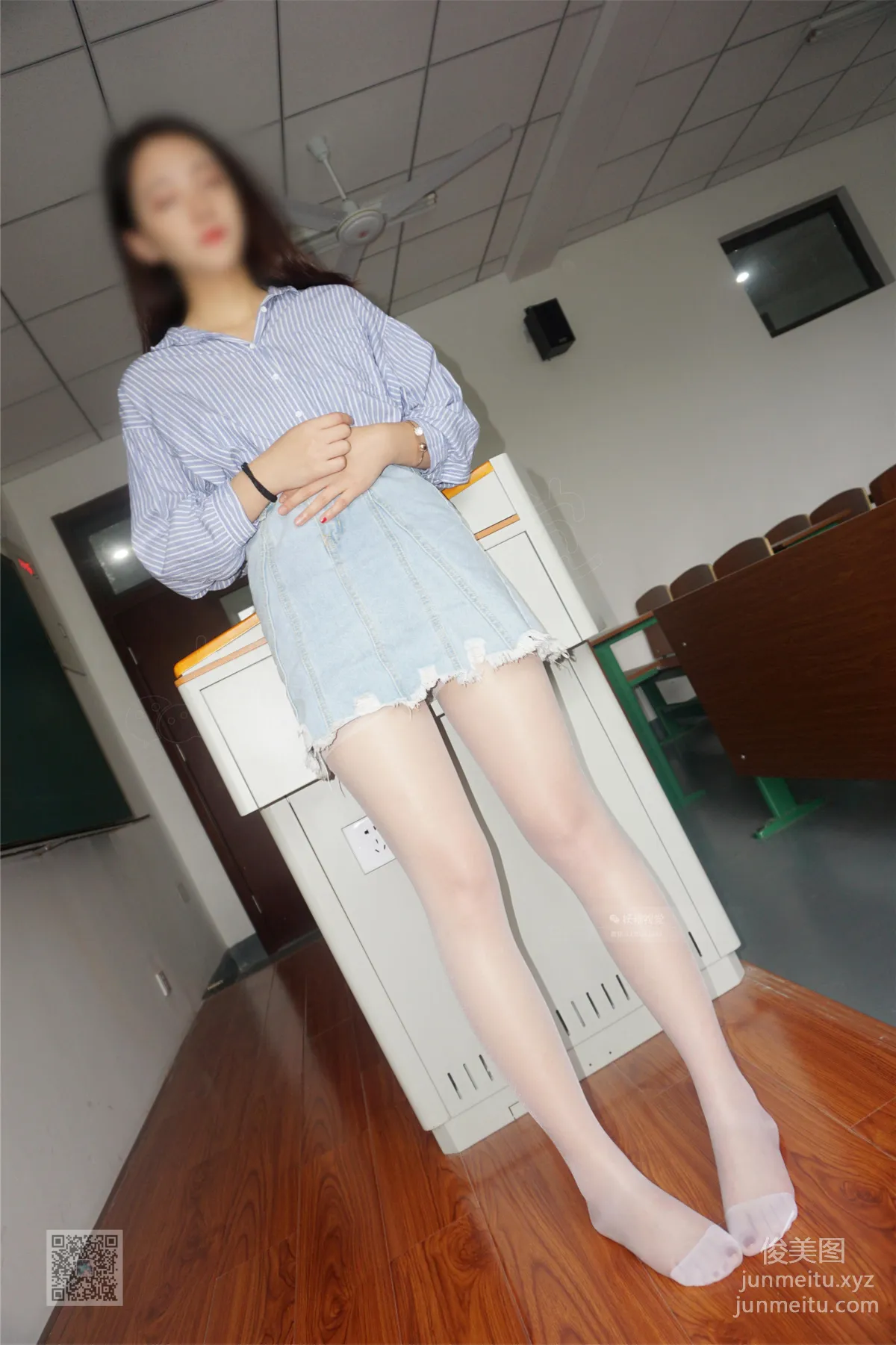Yaojing Vision NO.057 Su Su, White Stockings and Pencil Skirt (Part Two) [75P] photo 51