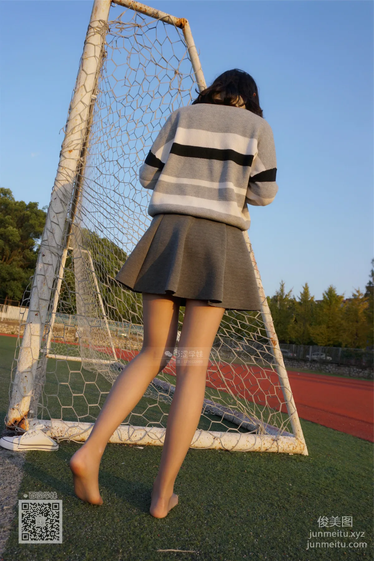 妖精視覺 NO.071 糖糖 綠茵場的灰絲 [61P] 35