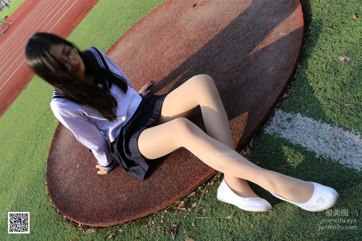 Yaojing Vision NO.076 Tian Tian, Sports Field, Reinforced Toe Sheer Stockings [55P] photo 4