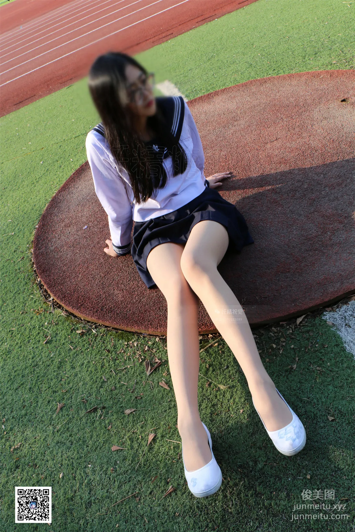 Yaojing Vision NO.076 Tian Tian, Sports Field, Reinforced Toe Sheer Stockings [55P] photo 5