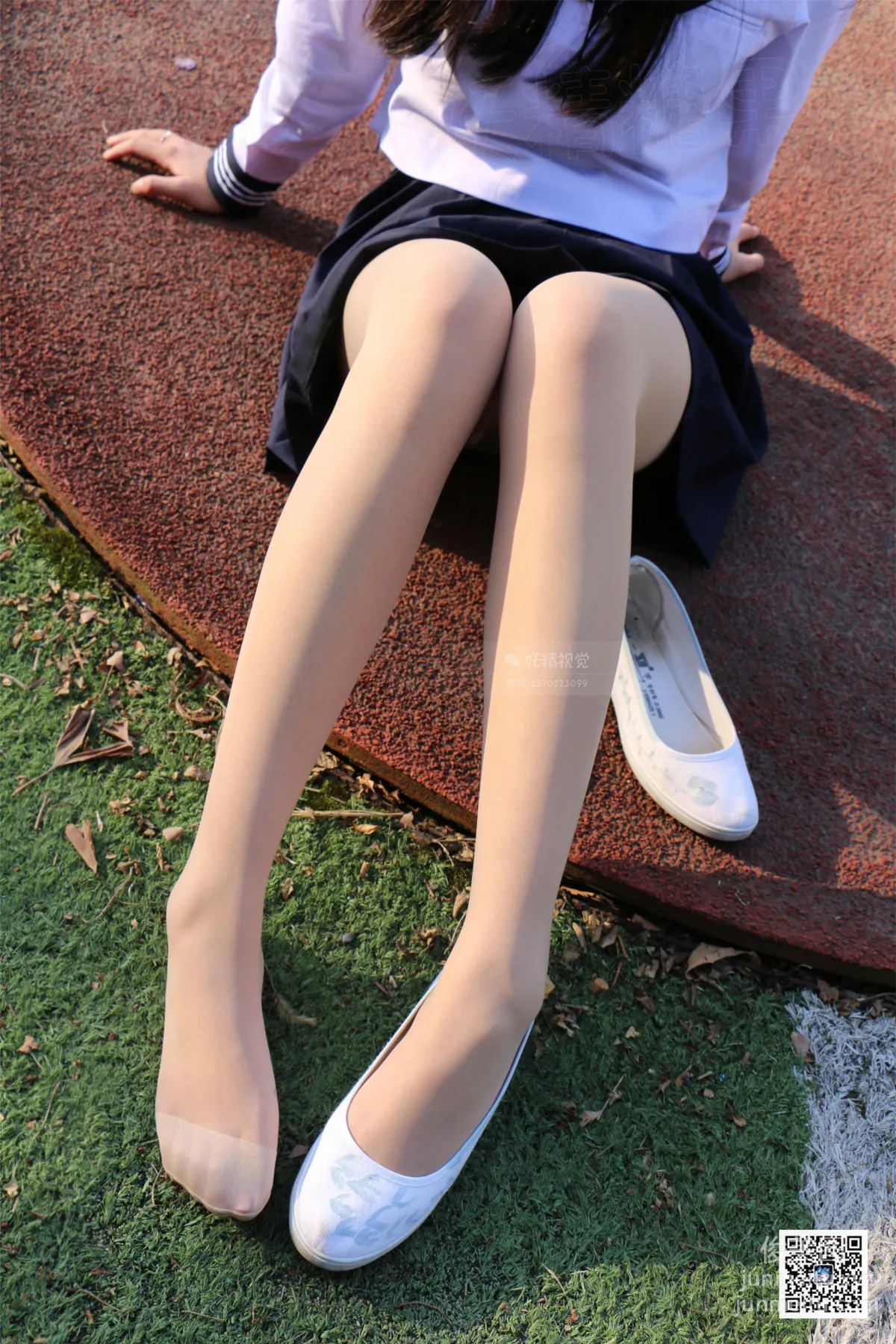 Yaojing Vision NO.076 Tian Tian, Sports Field, Reinforced Toe Sheer Stockings [55P] photo 8