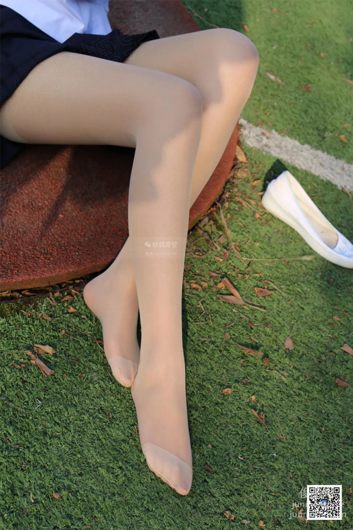 Yaojing Vision NO.076 Tian Tian, Sports Field, Reinforced Toe Sheer Stockings [55P] photo 39