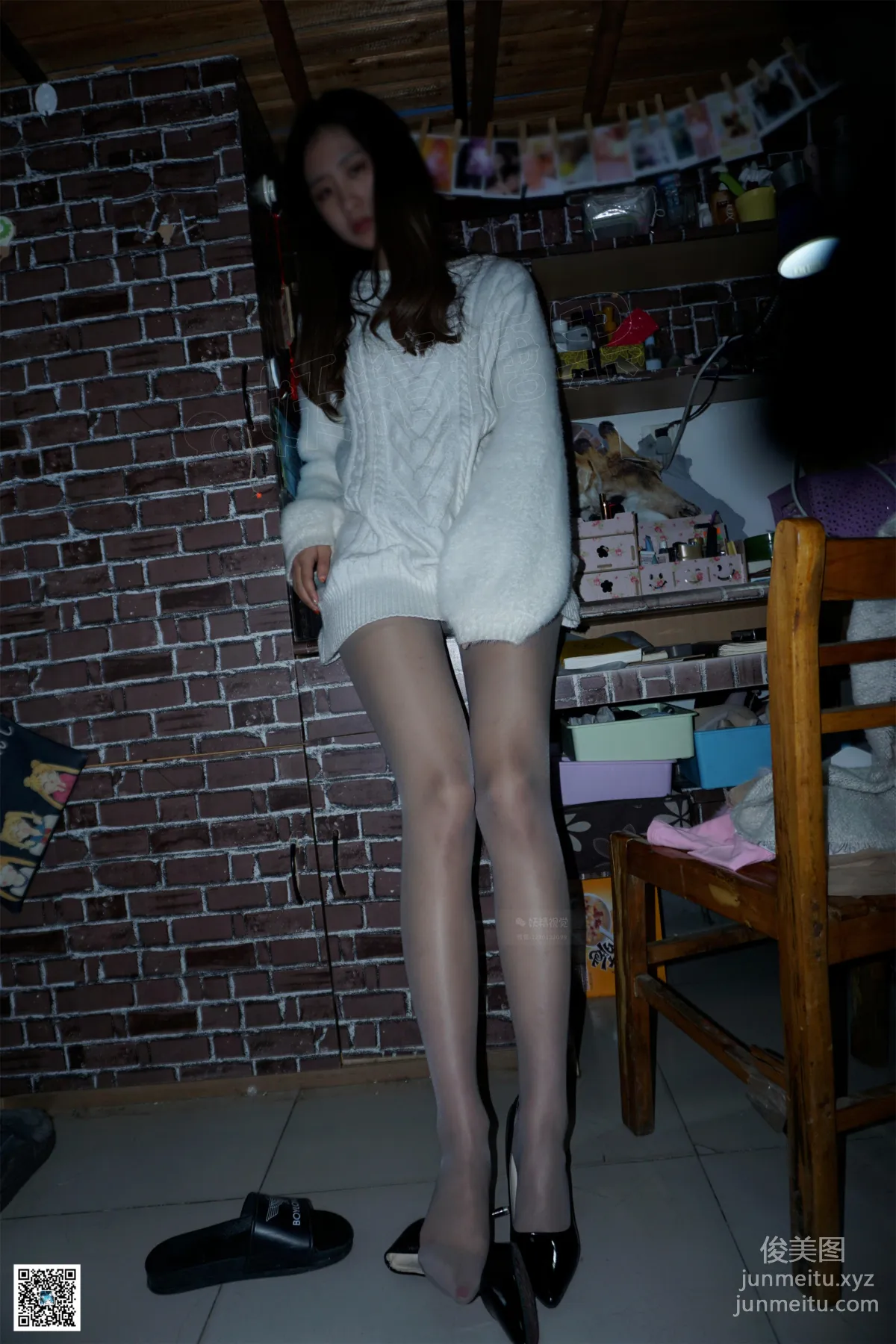 Yaojing Vision NO.124 Xiao Cha, Junior Girl's Two Pairs of Stockings [65P] photo 42