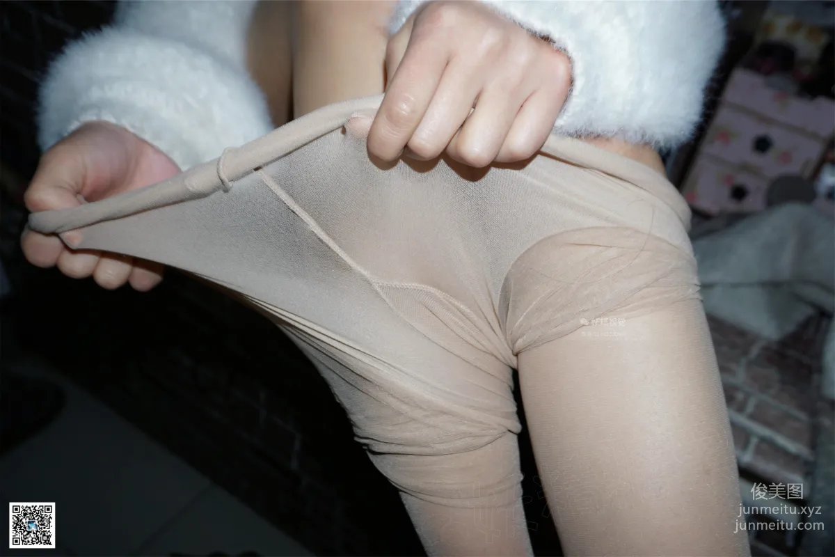 Yaojing Vision NO.124 Xiao Cha, Junior Girl's Two Pairs of Stockings [65P] photo 55