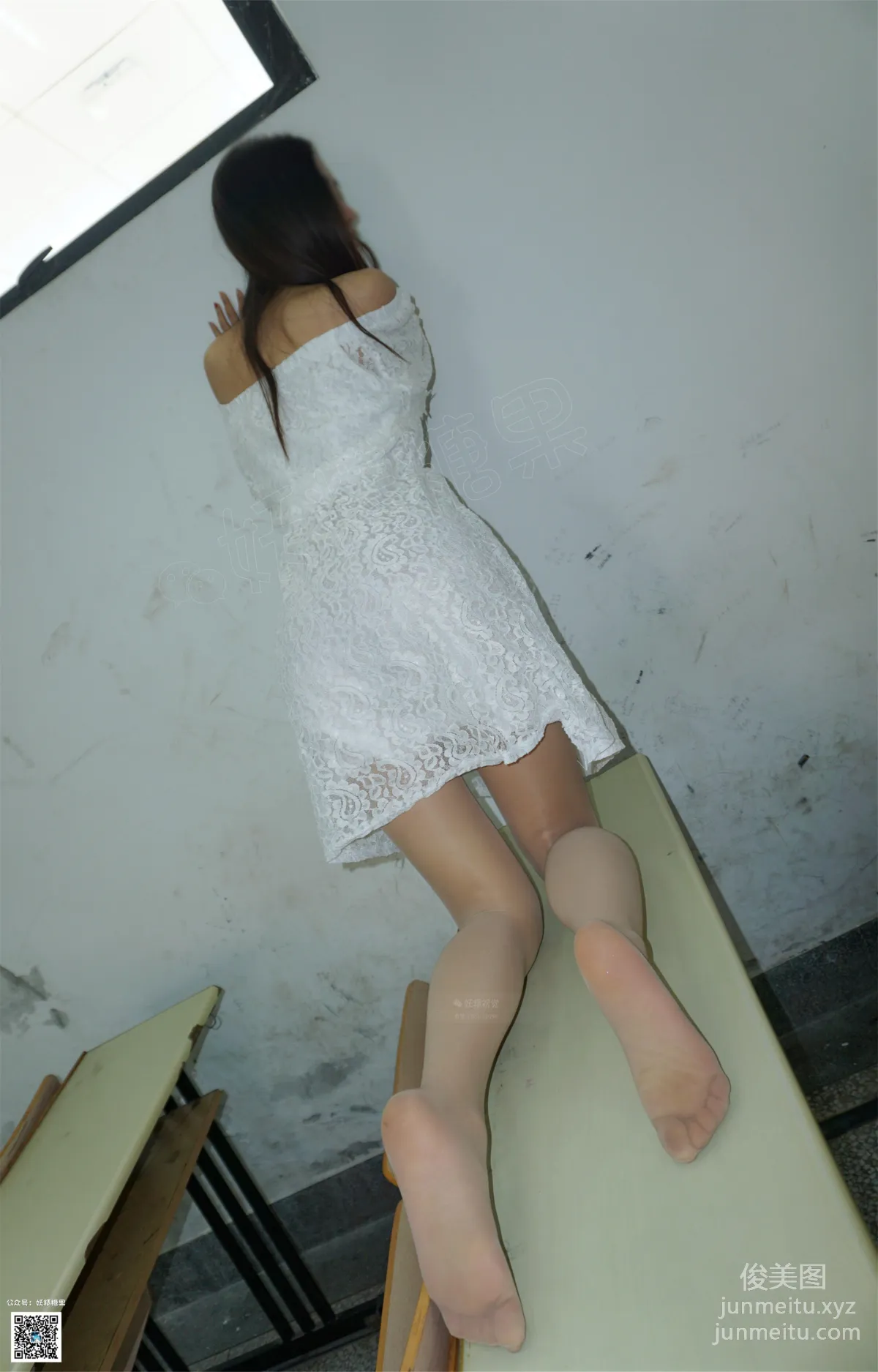 Yaojing Vision NO.133 Xiao Cha Mansa White Dress, Princess Stockings [68P] photo 67