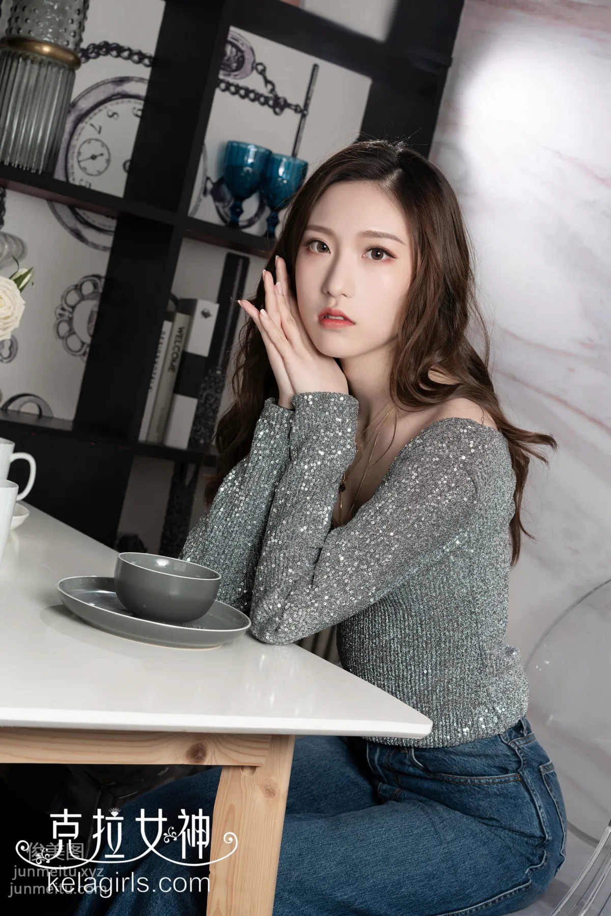 [Kelagirls] 2019.06.03, Silver Outfit and Small Curves, Kela Nvshen Qianqian photo 1