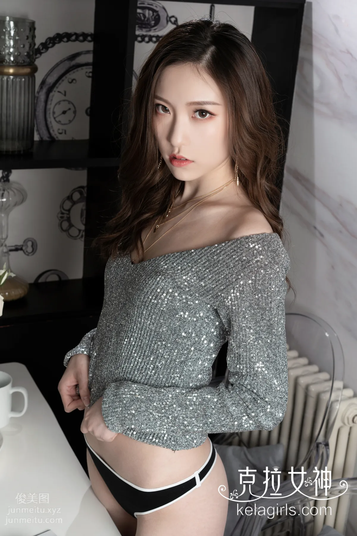 [Kelagirls] 2019.06.03, Silver Outfit and Small Curves, Kela Nvshen Qianqian photo 18