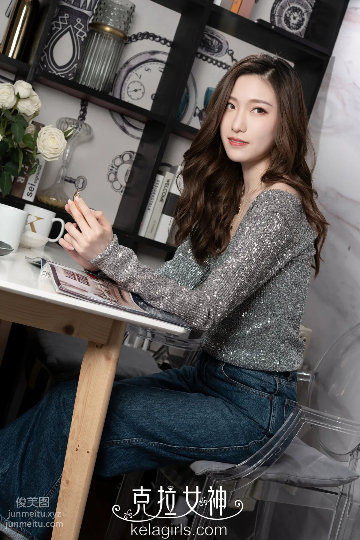 [Kelagirls] 2019.06.03, Silver Outfit and Small Curves, Kela Nvshen Qianqian photo 3