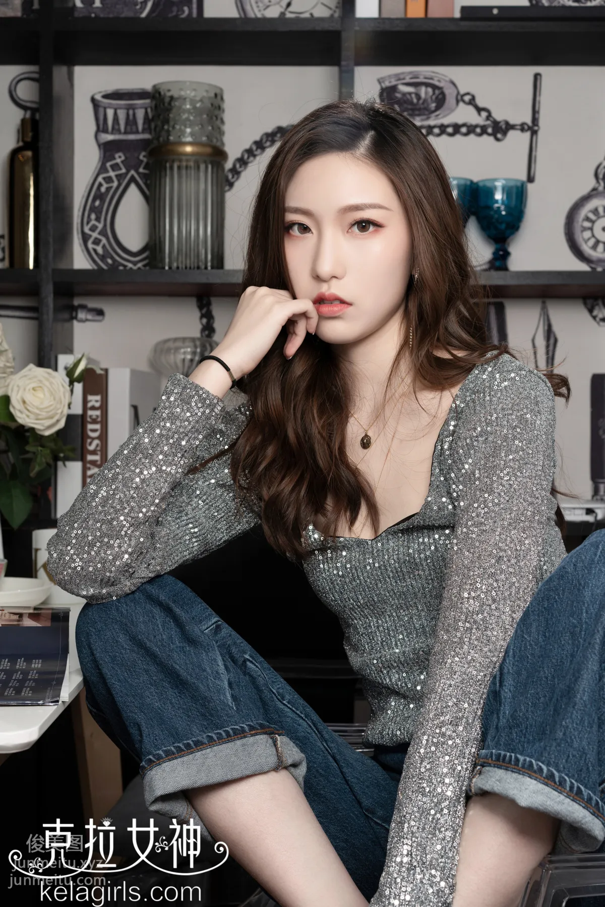 [Kelagirls] 2019.06.03, Silver Outfit and Small Curves, Kela Nvshen Qianqian photo 6