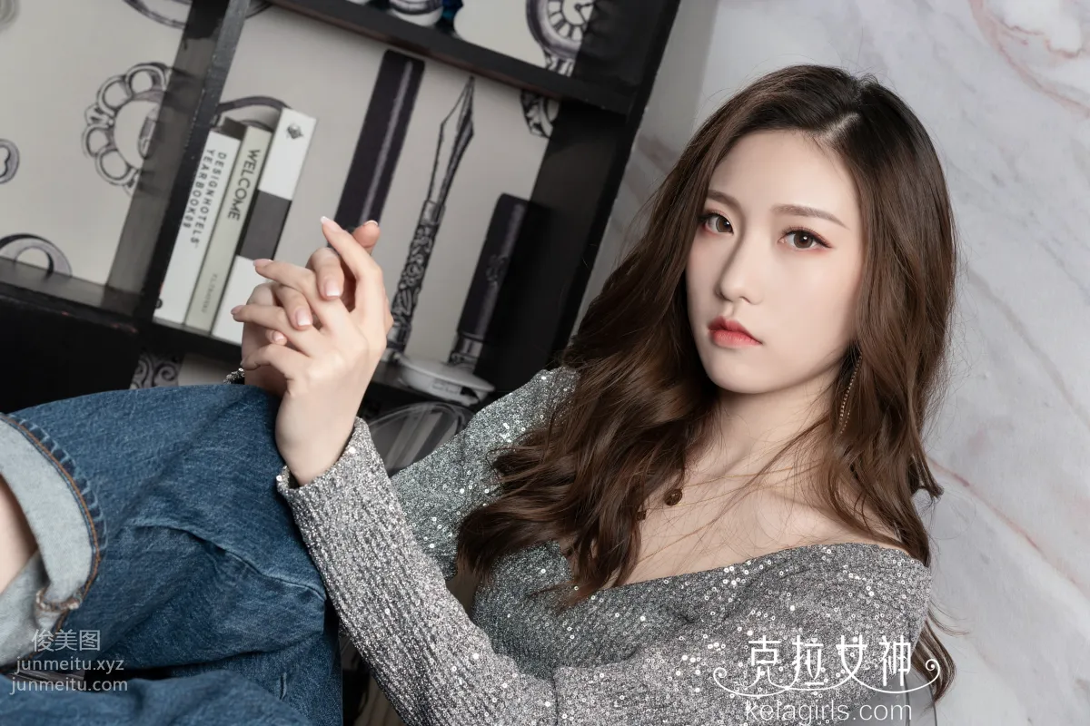 [Kelagirls] 2019.06.03, Silver Outfit and Small Curves, Kela Nvshen Qianqian photo 9