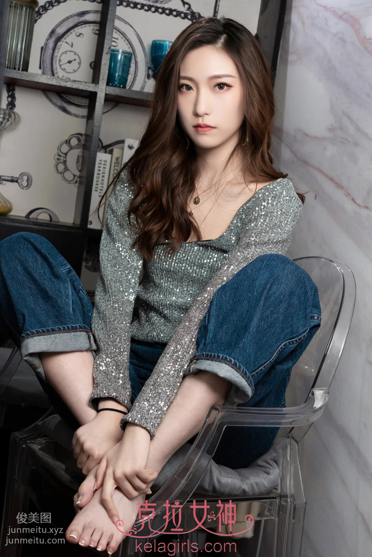[Kelagirls] 2019.06.03, Silver Outfit and Small Curves, Kela Nvshen Qianqian photo 5