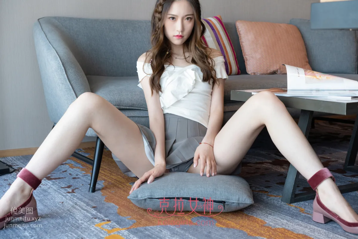 [KeLaGirls克拉女神] 2019.10.04《玉腿橫陳》芊芊 20